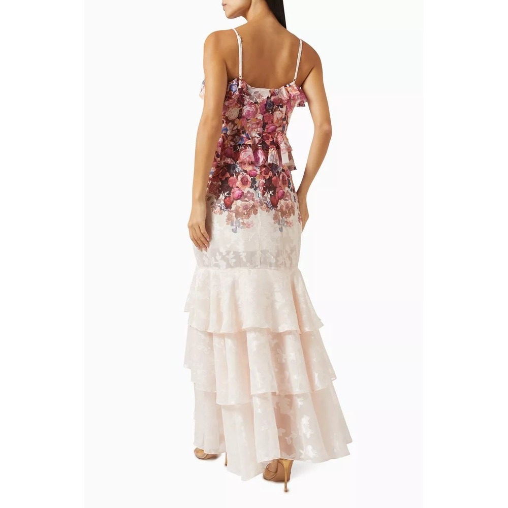 NWT Elliatt Perla Floral Tiered Maxi Dress in Floral Multi -‎ Size Medium - Picture 11 of 14